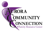 Logo for "AURORA COMMUNITY CONNECTION"