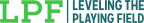 Logo for "LEVELING THE PLAYING FIELD INC"
