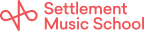 Logo for "SETTLEMENT MUSIC SCHOOL OF PHILADELPHIA"