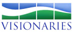 Logo for "THE VISIONARIES INC"
