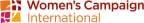 Logo for "WOMENS CAMPAIGN INTERNATIONAL"