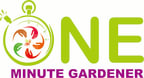 Logo for "ONE MINUTE GARDENER"