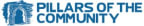 Logo for "PILLARS OF THE COMMUNITY"
