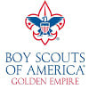 Logo for "BOY SCOUTS OF AMERICA GOLDEN EMPIRE COUNCIL"