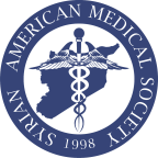 Logo for "Syrian American Medical Society Foundation"