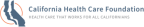 Logo for "CALIFORNIA HEALTHCARE FOUNDATION"