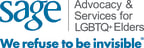 Logo for "SERVICES AND ADVOCACY FOR GAY LESBIAN BISEXUAL AND TRANSGENDER ELDERS INC"