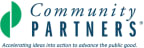 Logo for "COMMUNITY PARTNERS"