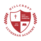 Logo for "HILLCREST LUTHERAN ACADEMY"