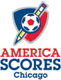 Logo for "America SCORES Chicago"