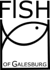Logo for "FISH OF GALESBURG"