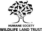 Logo for "The Humane Society Wildlife Land Trust"