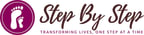 Logo for "STEP BY STEP FAMILY SUPPORT CENTER"
