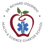 Logo for "DR RICHARD IZQUIERDO HEALTH & SCIENCE CHARTER SCHOOL"