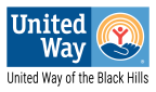 Logo for "UNITED WAY OF THE BLACK HILLS"