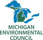 Logo for "MICHIGAN ENVIROMENTAL COUNCIL"