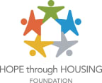 Logo for "HOPE THROUGH HOUSING FOUNDATION"
