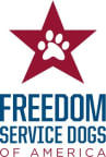 Logo for "Freedom Service Dogs Inc"