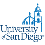Logo for "UNIVERSITY OF SAN DIEGO"