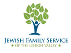 Logo for "JEWISH FAMILY SERVICE OF THE LEHIGH
VALLEY"