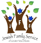Logo for "JEWISH FAMILY SERVICE OF GREATER NEW ORLEANS, INC."