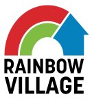 Logo for "RAINBOW VILLAGE INC"