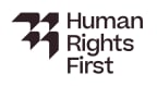 Logo for "HUMAN RIGHTS FIRST"