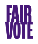 Logo for "FAIRVOTE"