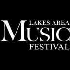 Logo for "LAKES AREA MUSIC FESTIVAL"