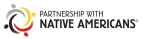 Logo for "Partnership With Native Americans"
