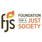 Logo for "FOUNDATION FOR A JUST SOCIETY"