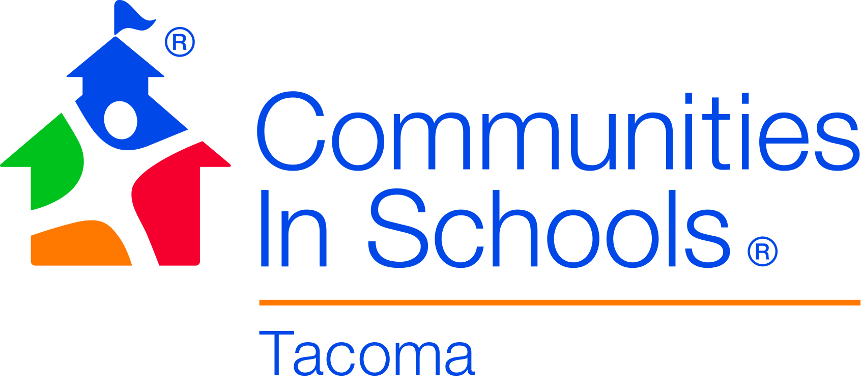 Logo for "COMMUNITIES IN SCHOOLS OF TACOMA"