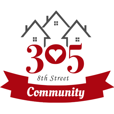 Logo for "EIGHTH STREET COMMUNITY"