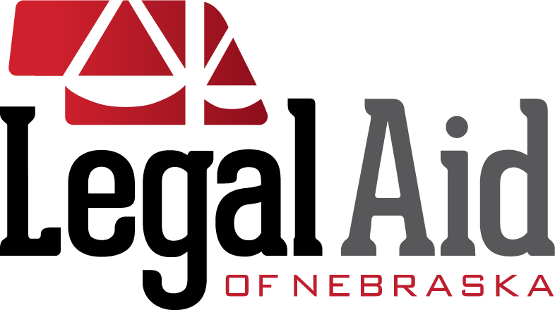 Logo for "LEGAL AID OF NEBRASKA"