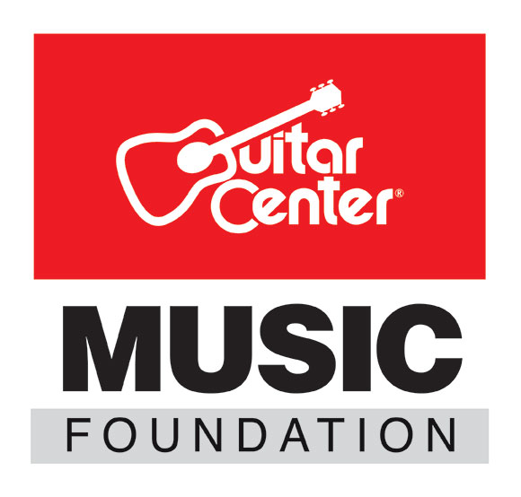 Logo for "THE GUITAR CENTER MUSIC FOUNDATION"