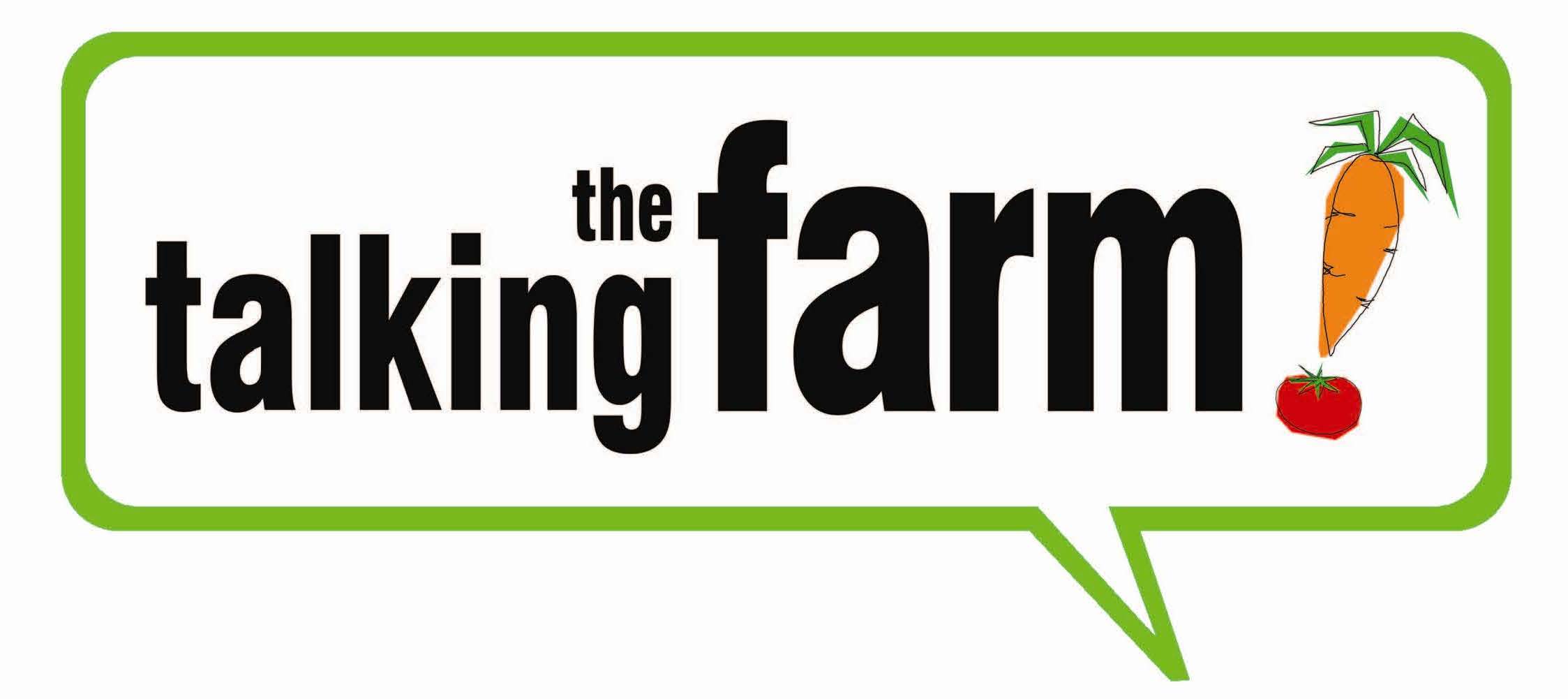 Logo for "THE TALKING FARM"