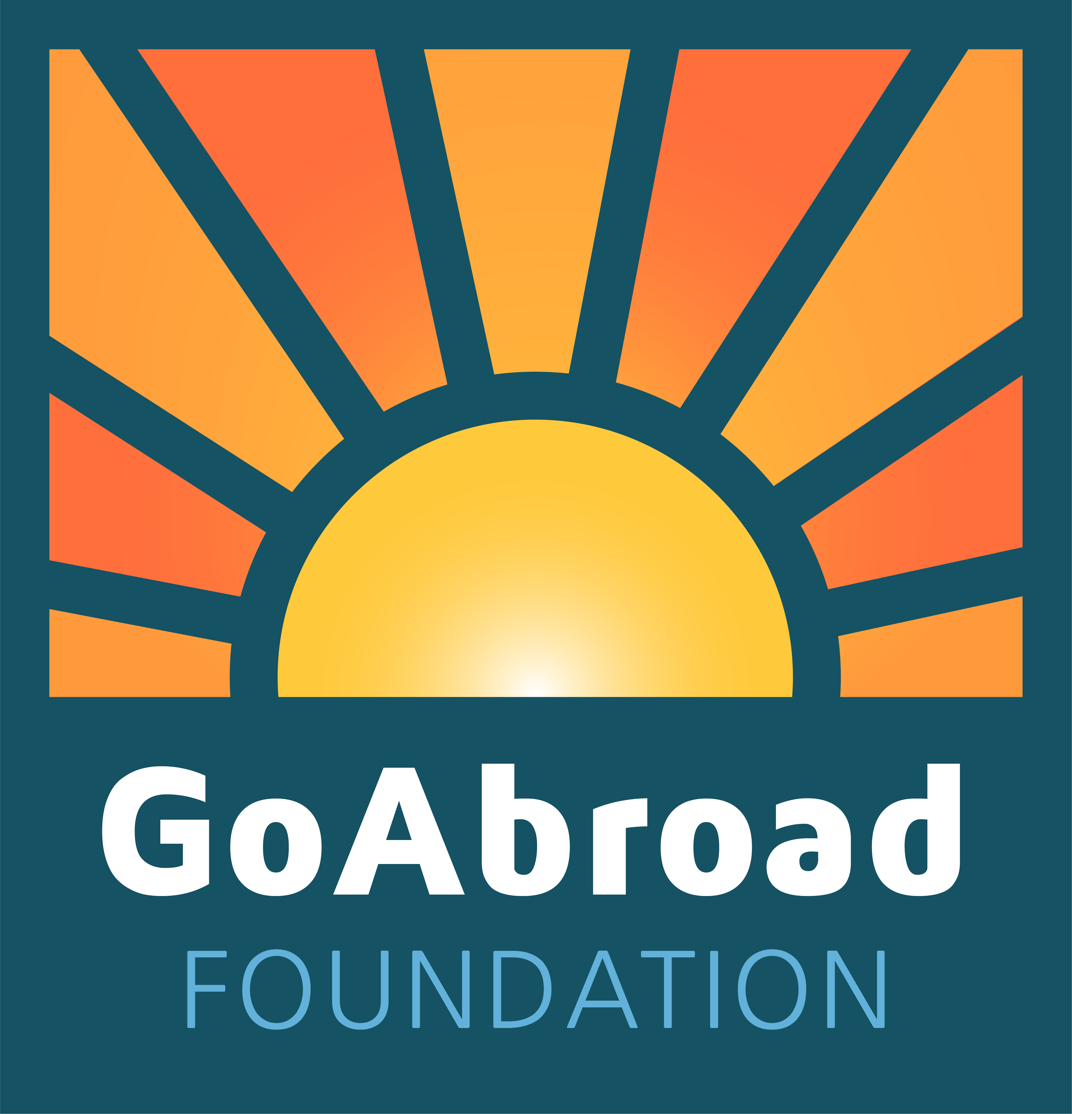 Logo for "GOABROAD FOUNDATION"