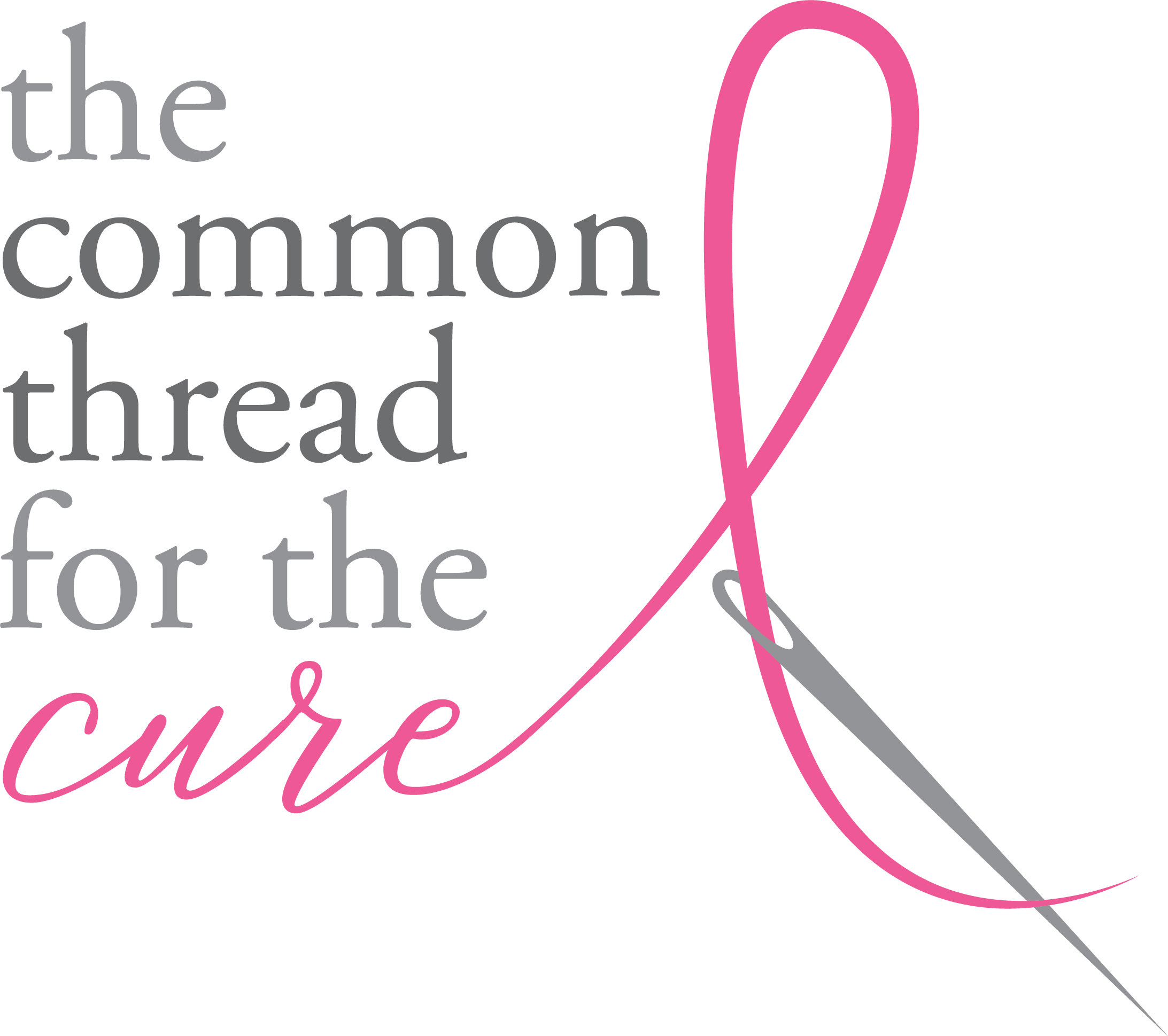 Logo for "THE COMMON THREAD FOR THE CURE FOUNDATION"