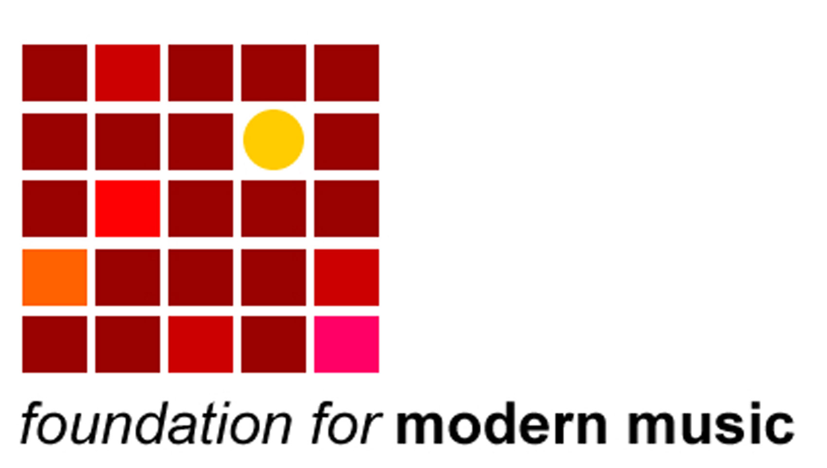 Logo for "Foundation for Modern Music"