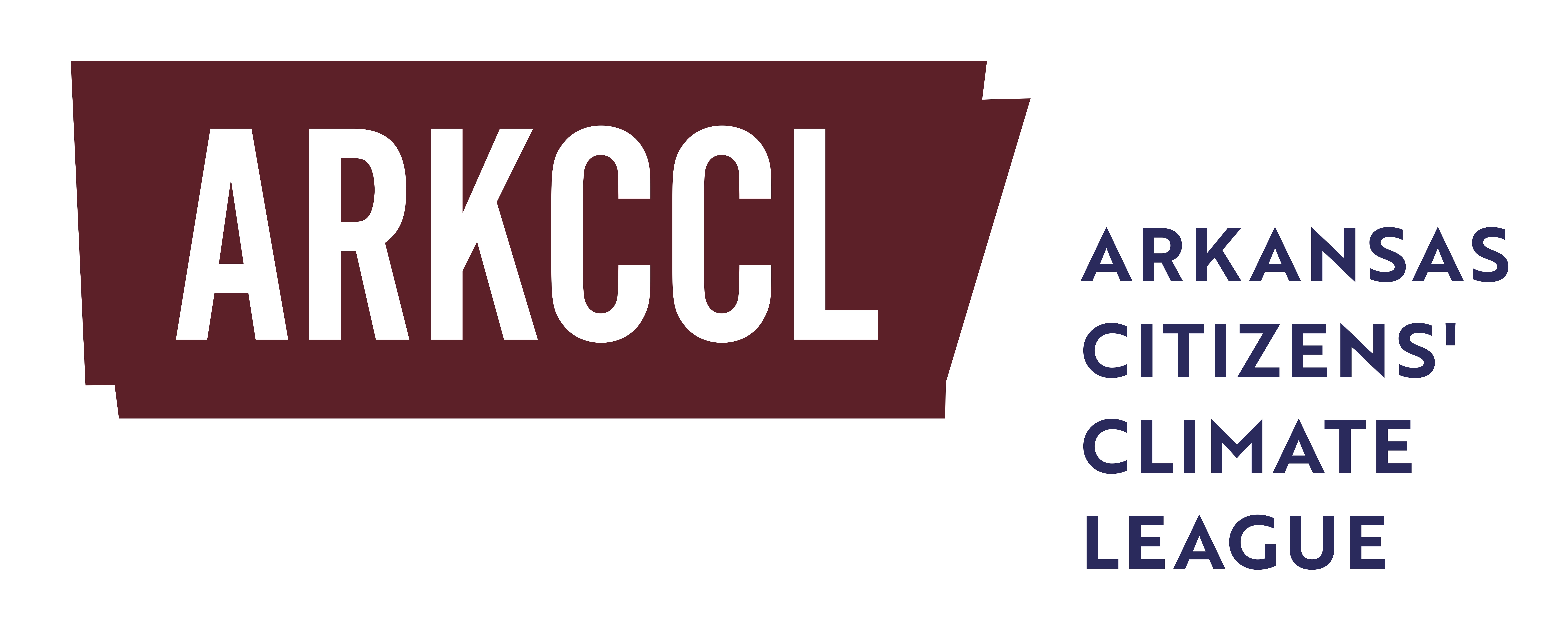 Logo for "ARKANSAS CLIMATE LEAGUE"
