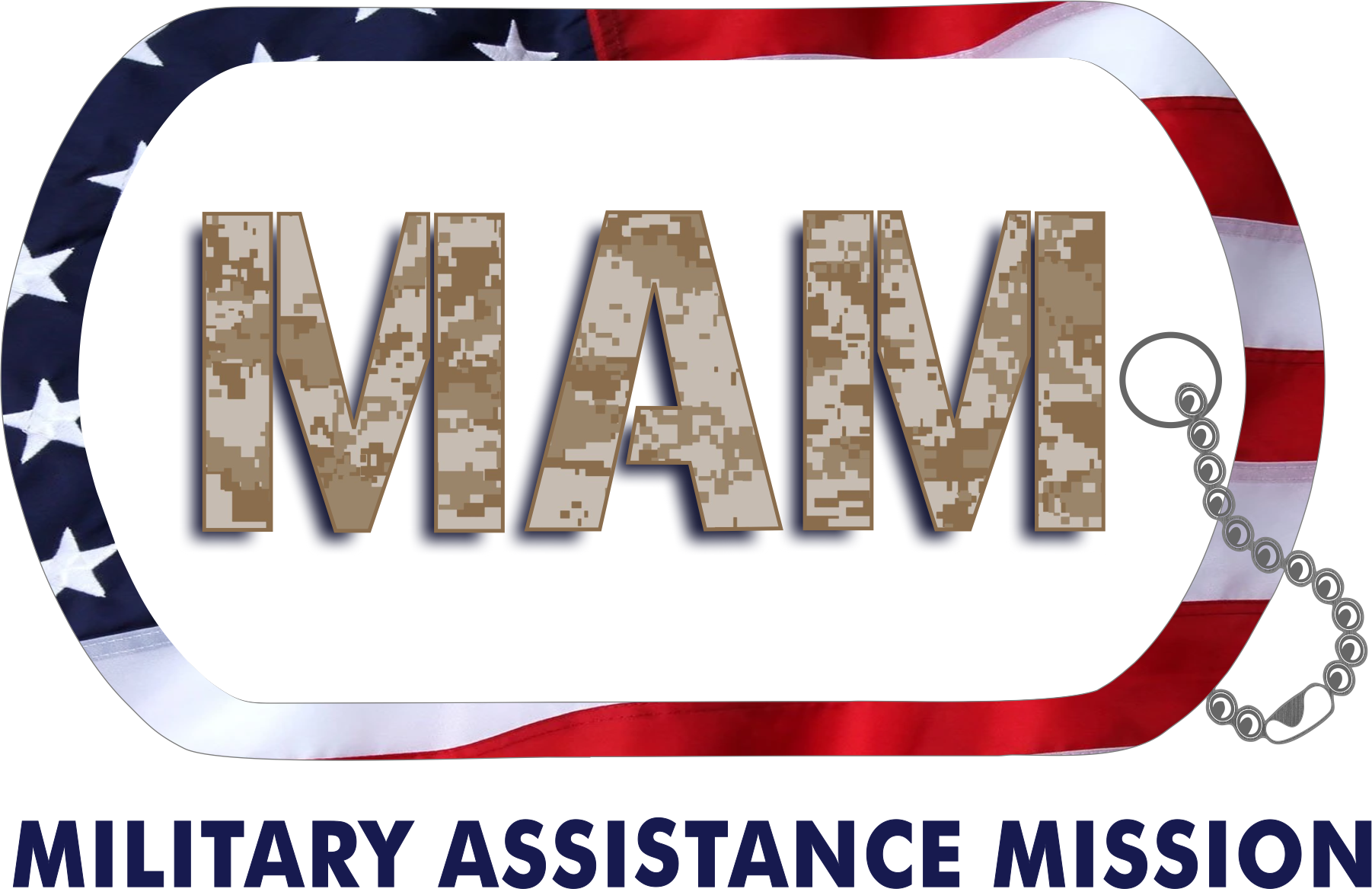 Logo for "MILITARY ASSISTANCE MISSION INC"