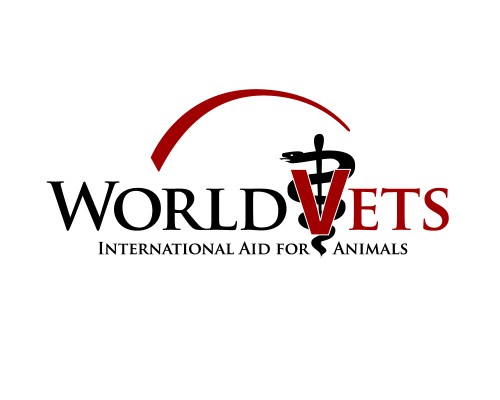 Logo for "WORLD VETS"