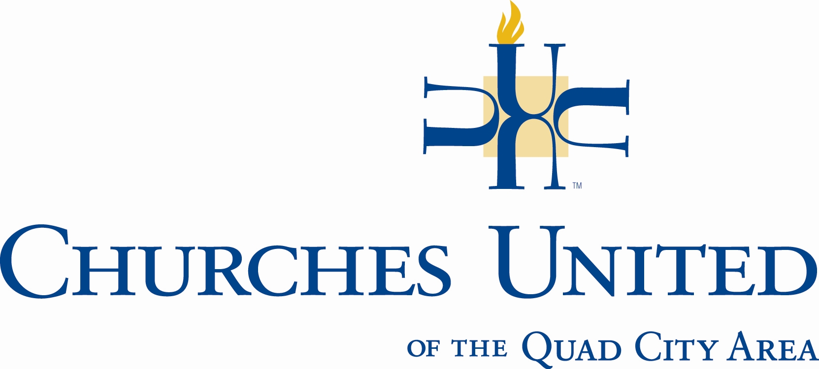 Logo for "CHURCHES UNITED OF THE QUAD CITY AREA"