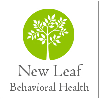 Logo for "NEW LEAF BEHAVIORAL HEALTH"