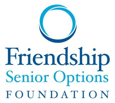 Logo for "FRIENDSHIP SENIOR OPTIONS FOUNDATION NFP"