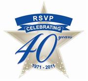 Logo for "SENIOR VOLUNTEER SERVICES"