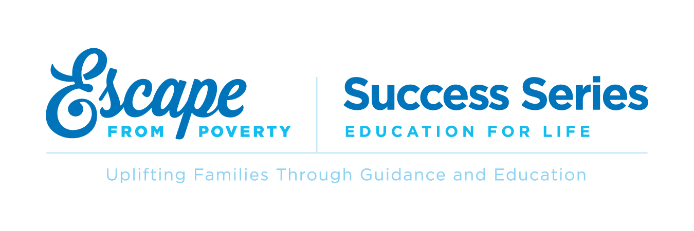 Logo for "ESCAPE FROM POVERTY"