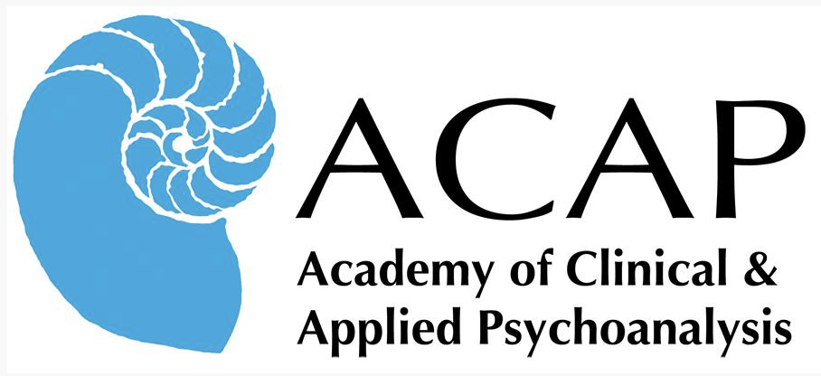 Logo for "THE ACADEMY OF CLINICAL AND APPLIED PSYCHOANALYSIS INC"