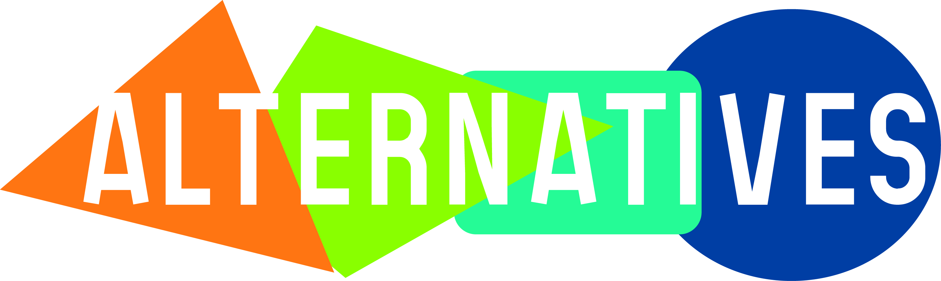 Logo for "ALTERNATIVES INC"