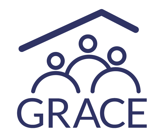 Logo for "GRAPEVINE RELIEF AND COMMUNITY EXCHANGE"